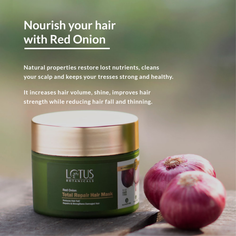 Lotus Botanicals Red Onion Total Repair Hair Mask