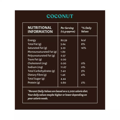 Open Secret Un -Junked Coconut Chocolate Bars
