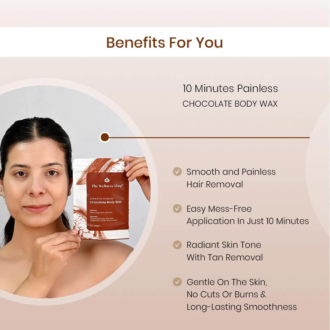 The Wellness Shop Chocolate Hair Removal Powder - Drmedicart