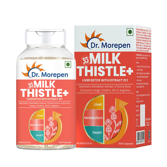 Buy Dr. Morepen Milk Thistle+ Capsules For Liver Health from DrMediCart, Ship from India to USA