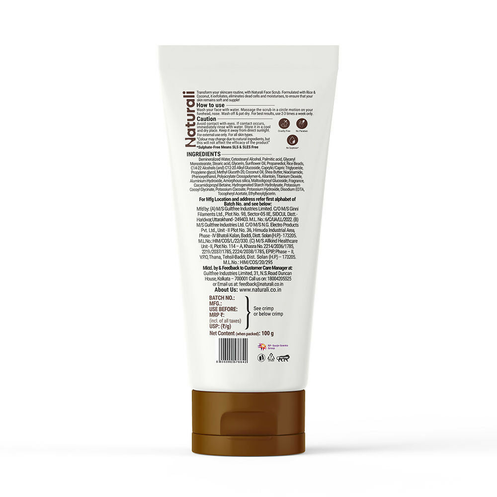 Naturali Radiant Glow Face Scrub