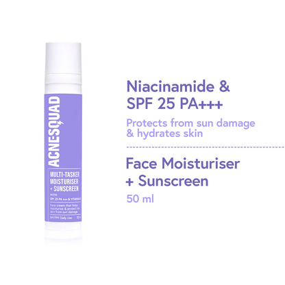 Acne Squad Face Moisturiser With Niacinamide & SPF 25 PA+++