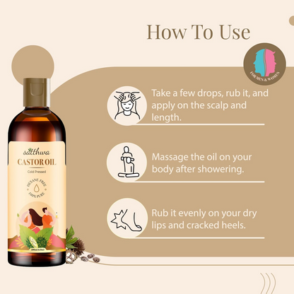 Satthwa Cold Pressed Castor Oil