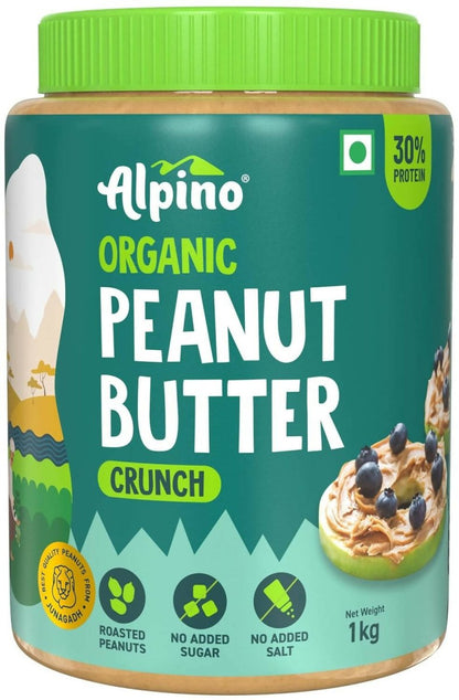 Alpino Organic Natural Peanut Butter Crunch