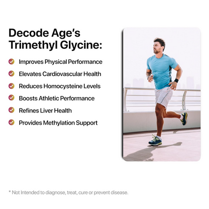 Decode Age TMG 98% Pure Trimethylglycine (TMG) Supplements Capsules