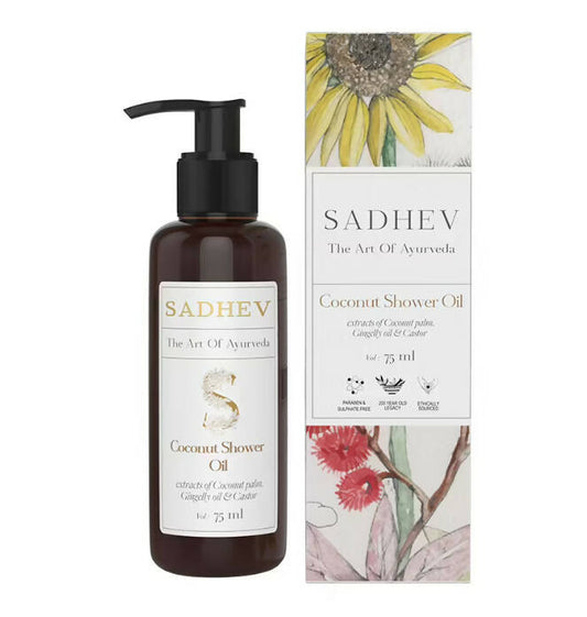 Sadhev Ayurvedic Coconut Shower Oil - DrMediCart