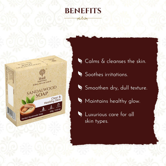 Buy Khadi Essentials Sandalwood Herbal Handmade Soap from DrMediCart, Ship from India to USA