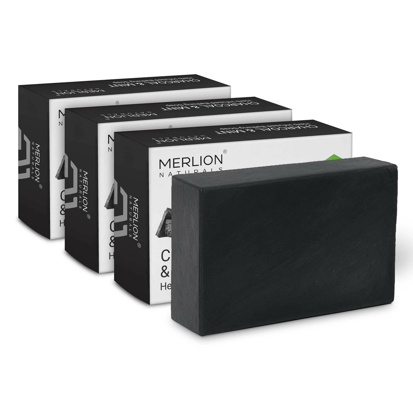 Merlion Naturals Charcoal & Mint Glycerine Soap