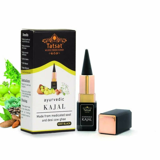 Buy Tatsat 100% Natural Certified Ayurvedic Kajal With Pure Herbs from DrMediCart, Ship from India to USA