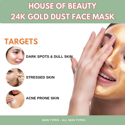 House of Beauty 24K Gold Dust Face Mask