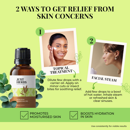 Just Herbs Eucalyptus Essential Oil
