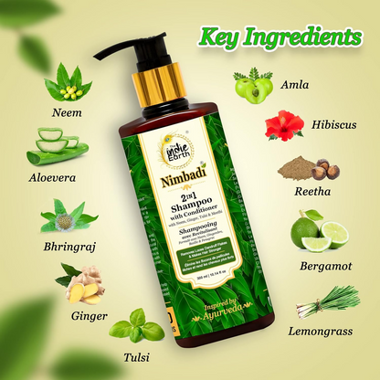 The Indie Earth Nimbadi 2-in-1 Shampoo with Conditioner for Healthy Hairs