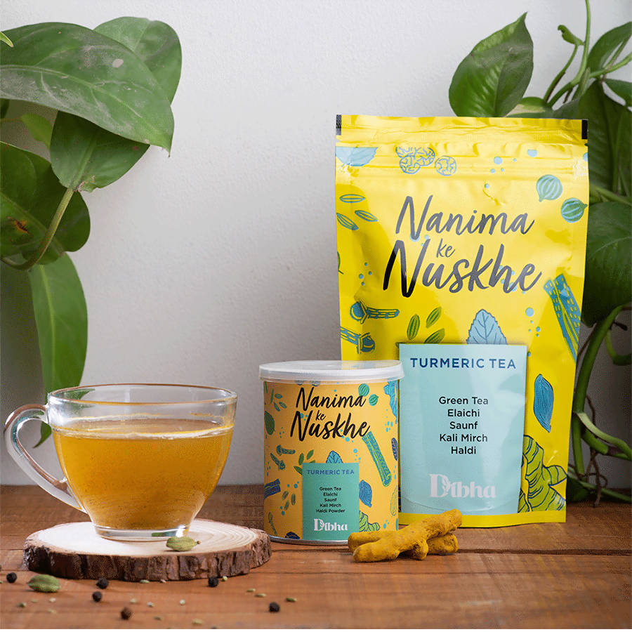 Dibha Nanima Ke Nuskhe Turmeric Tea Powder