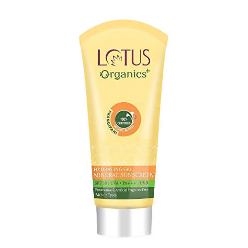 Buy Lotus Organics+ Hydrating Gel Mineral Sunscreen from DrMediCart, Ship from India to USA