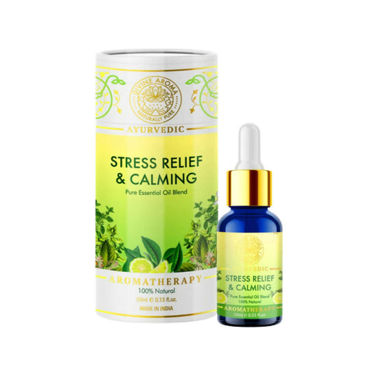 Divine Aroma Stress Relief & Calming Blend Essential Oil - DrMediCart