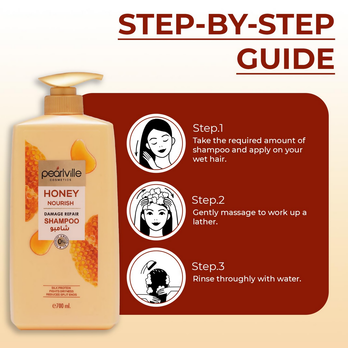 Pearlville Honey Essential Damage Repair Shampoo