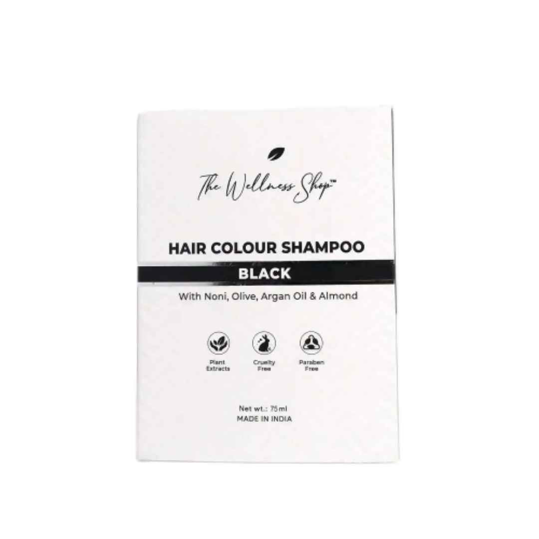 Buy The Wellness Shop Hair Color Shampoo - Black from DrMediCart, Ship from India to USA