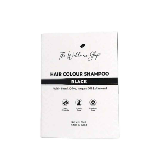 Buy The Wellness Shop Hair Color Shampoo - Black from DrMediCart, Ship from India to USA