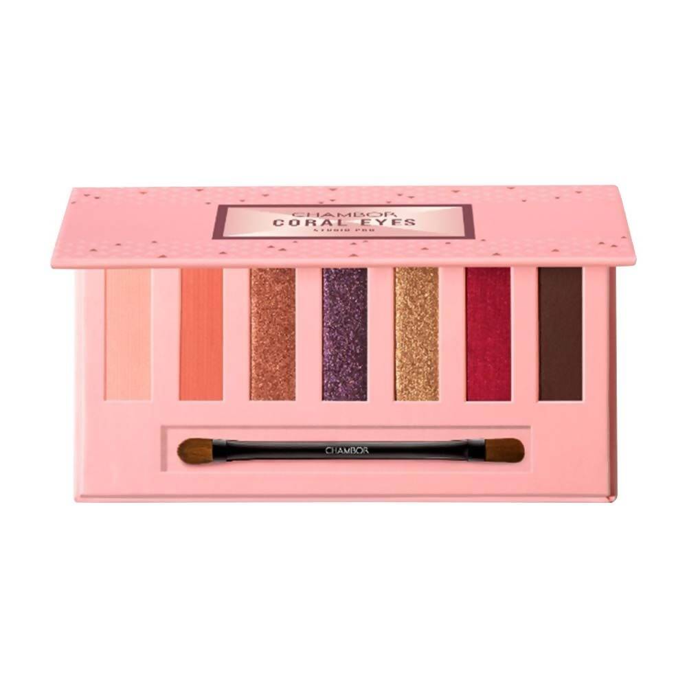 Chambor Studio Pro Eye Shadow Palette Makeup   003 Coral Eyes