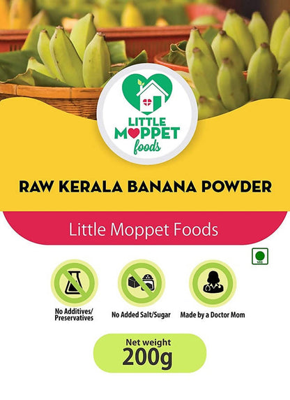 Little Moppet Foods Raw Kerala Banana Powder