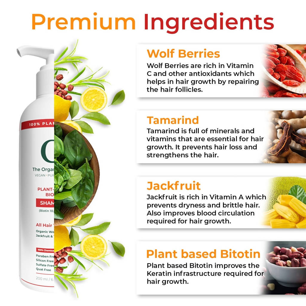 The Organic Forest Plant-Based Biotin Shampoo - Drmedicart