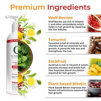 The Organic Forest Plant-Based Biotin Shampoo - Drmedicart