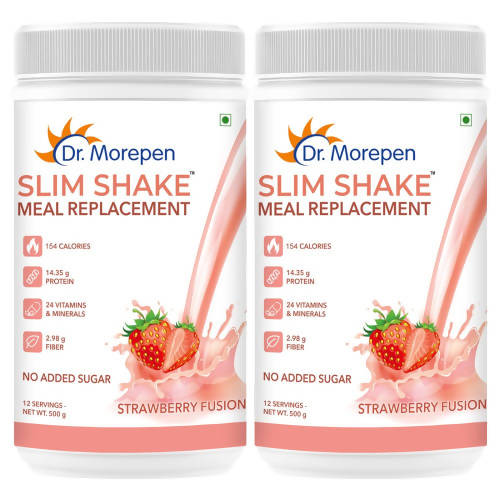 Dr. Morepen Slim Shake - Strawberry Flavor