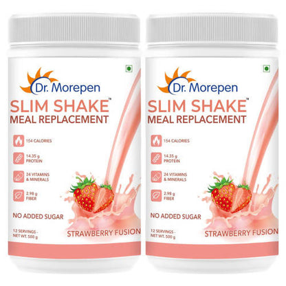 Dr. Morepen Slim Shake - Strawberry Flavor