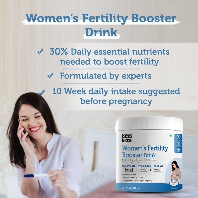 SheNeed Women’s Fertility Booster Drink For Women