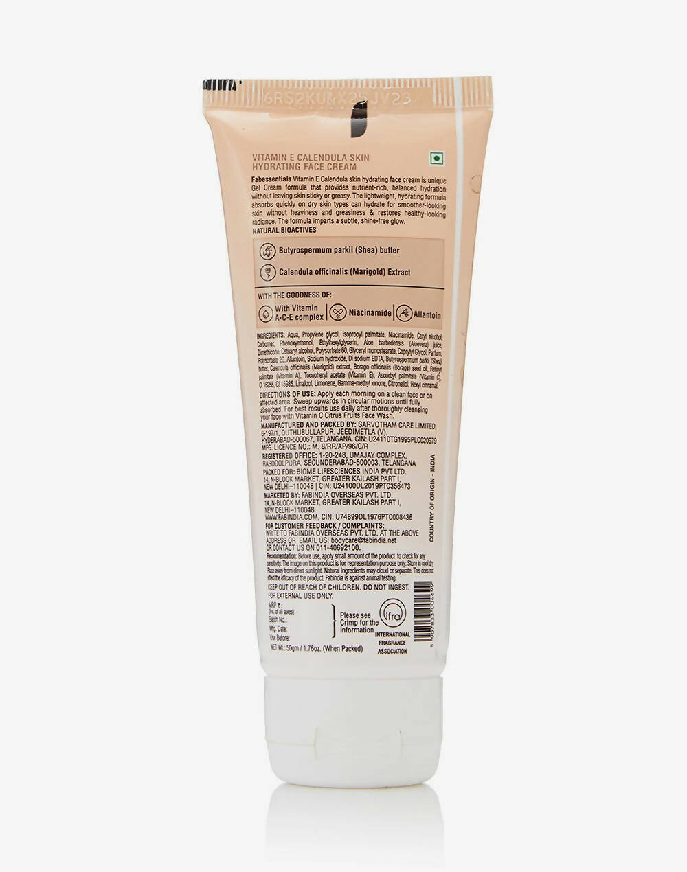 fabessentials vitamin e calendula skin hydrating face cream 1 buy in usa