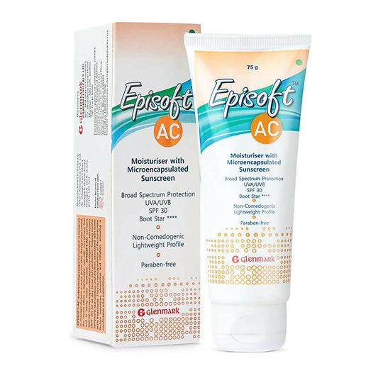 Buy Episoft AC Moisturizer with Sunscreen, SPF 30 from DrMediCart, Ship from India to USA