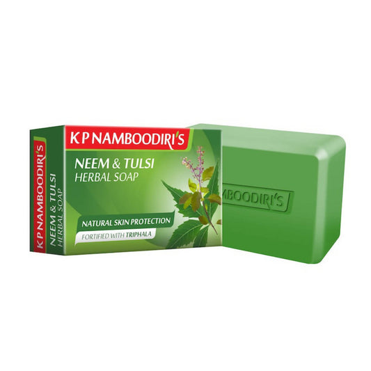 Buy Kp Namboodiri's Neem & Tulsi Herbal Soap from DrMediCart, Ship from India to USA