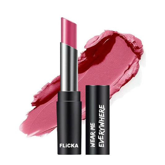 FLiCKA Wear Me Everywhere Creamy Matte Lipstick Pink Lemonade - Pink