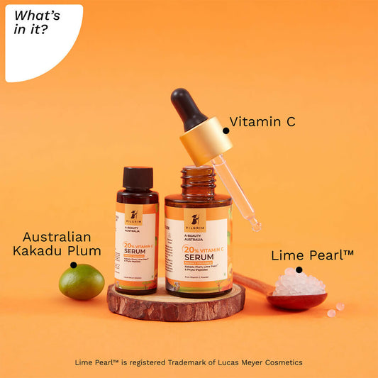 Buy Pilgrim 20% Vitamin C Serum With Australian Kakadu Plum & Pure Vitamin C from DrMediCart, Ship from India to USA