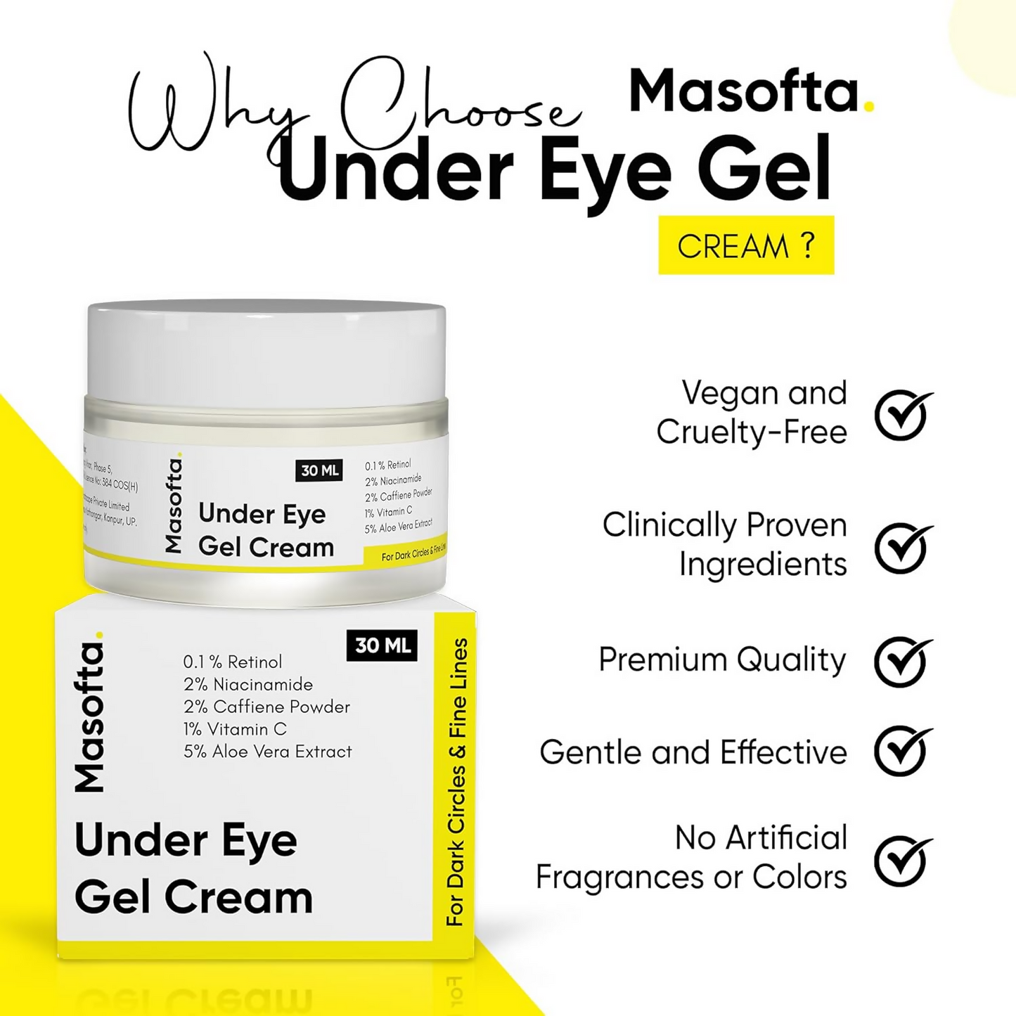 Masofta Under Eye Gel Cream