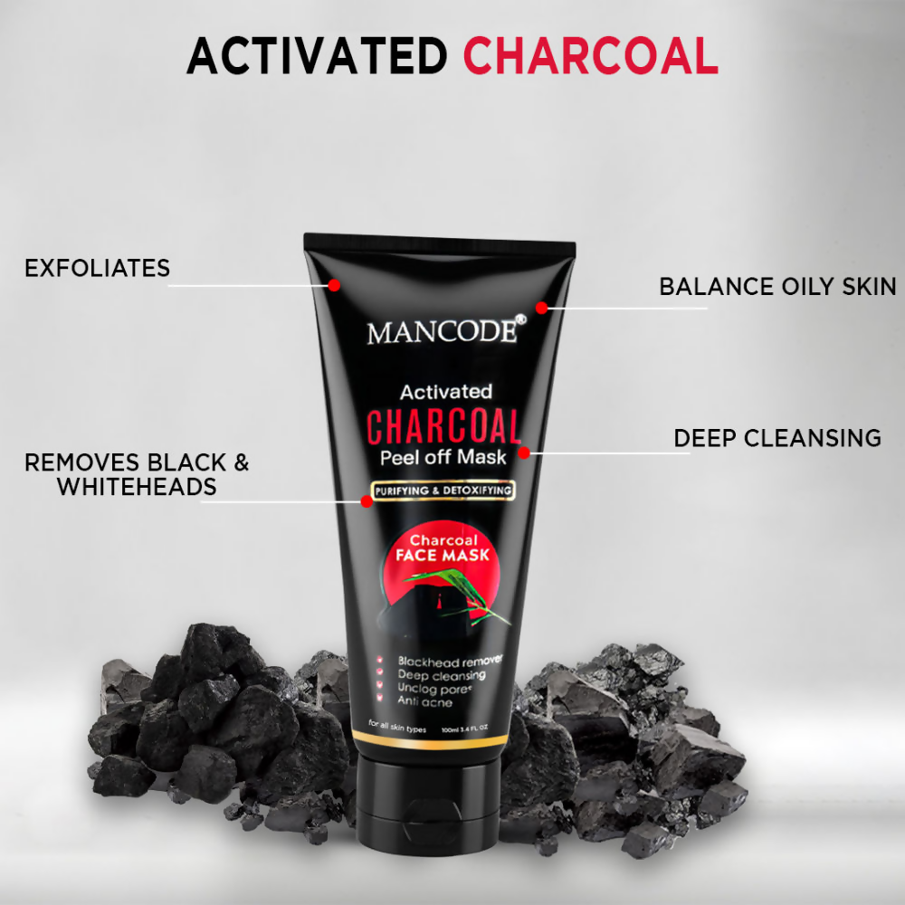 Mancode Activated Charcoal Peel Off Face Mask