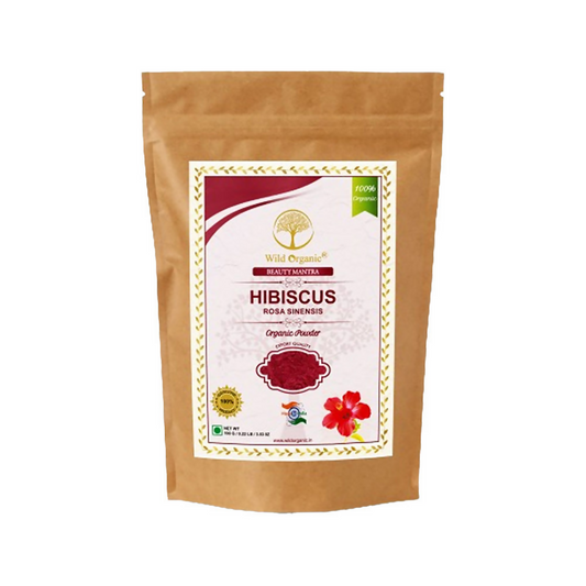 Wild Organic Hibiscus Flower Powder For Skin And Hair Care