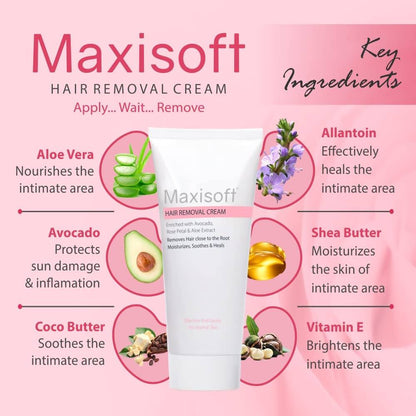 Maxisoft Hair Removal Cream - DrMediCart