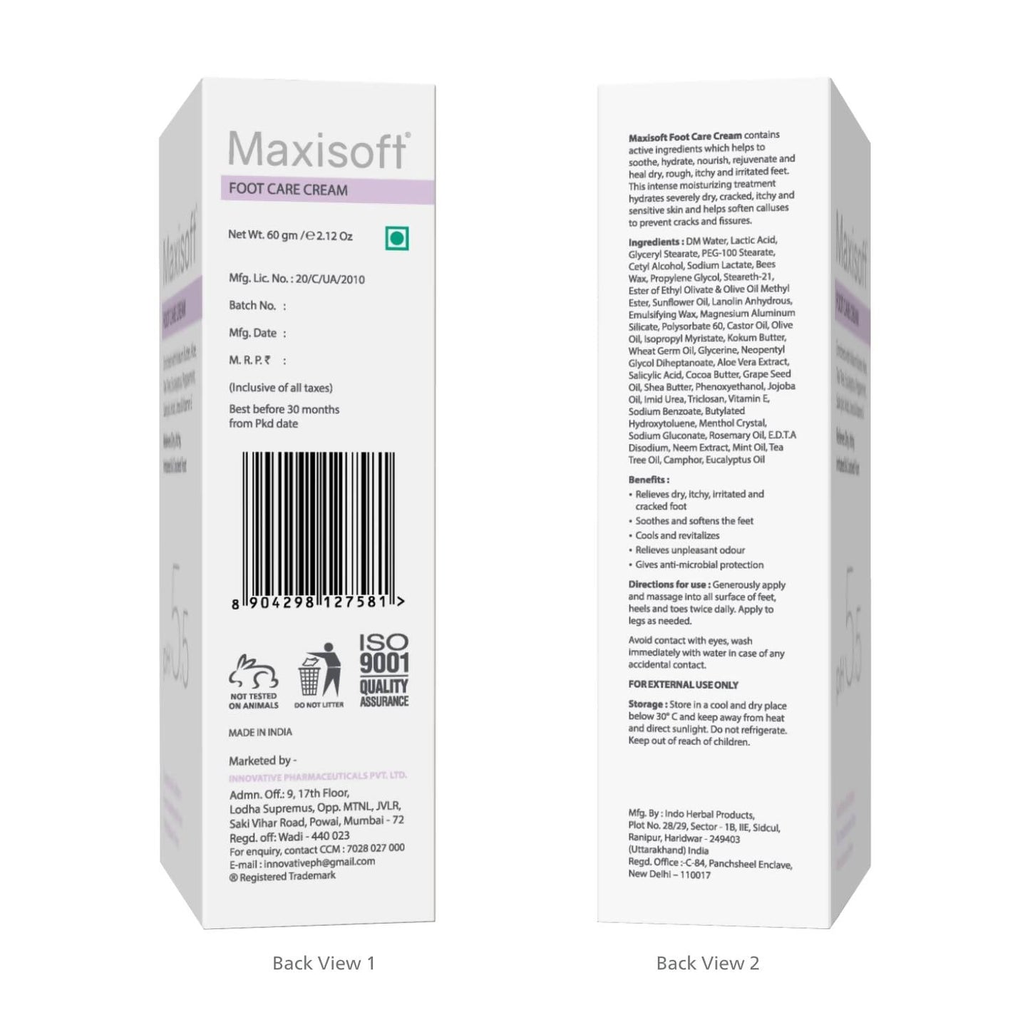 Maxisoft Foot Care Cream - DrMediCart