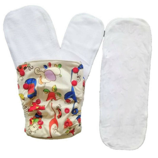 Buy Kindermum Nano Pro Aio Cloth Diaper (With 2 Organic Inserts And Power Booster)-Baby Doodle For Kids from DrMediCart, Ship from India to USA