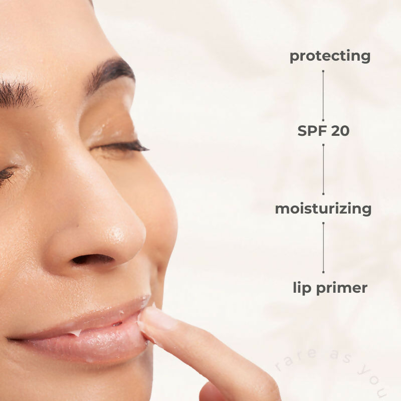 Rare Chemistry Pretty Pout Protecting Day Lip Balm, SPF 20, Beetroot Almond Oil, Moisturising