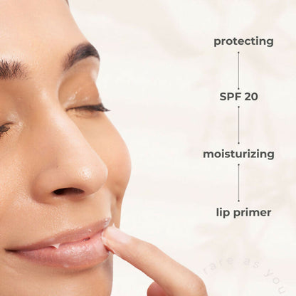 Rare Chemistry Pretty Pout Protecting Day Lip Balm, SPF 20, Beetroot Almond Oil, Moisturising