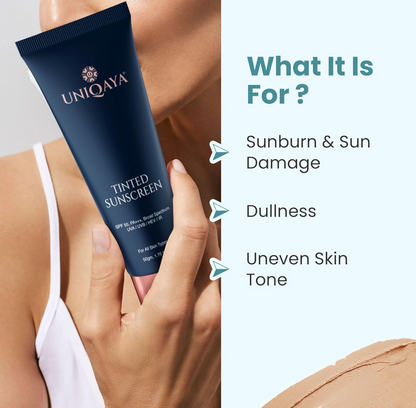 Uniqaya Tinted Sunscreen Spf 50 PA+++|Tinted Sunscreen