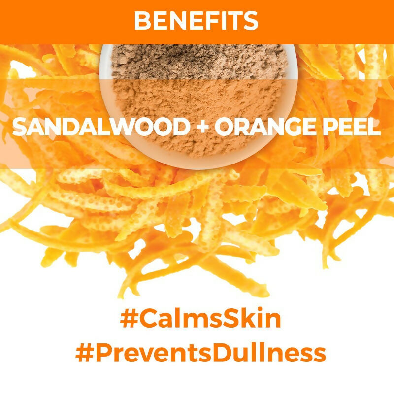 Nykaa Skin Secrets Indian Rituals Sandalwood + Orange Peel Sheet Mask For Glowing & Calm Skin - Drmedicart