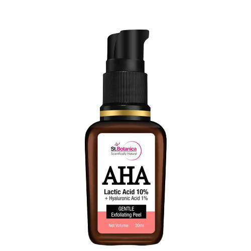 Buy St.Botanica AHA Lactic Acid 10% + Hyaluronic Acid 1% Gentle Exfoliating Peel from DrMediCart, Ship from India to USA
