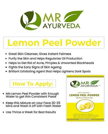 MR Ayurveda Lemon Peel Powder