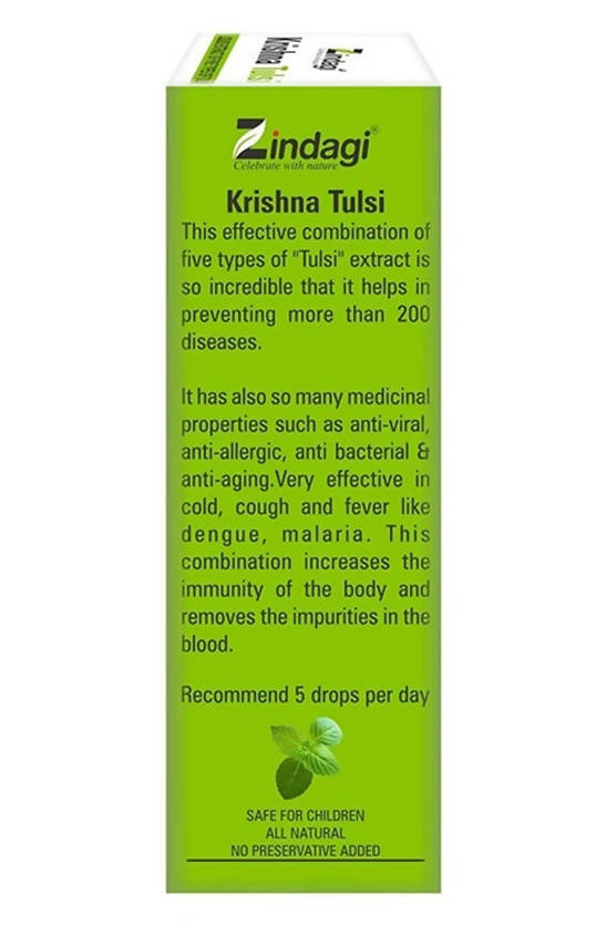 Zindagi Krishna Tulsi Drops - Drmedicart