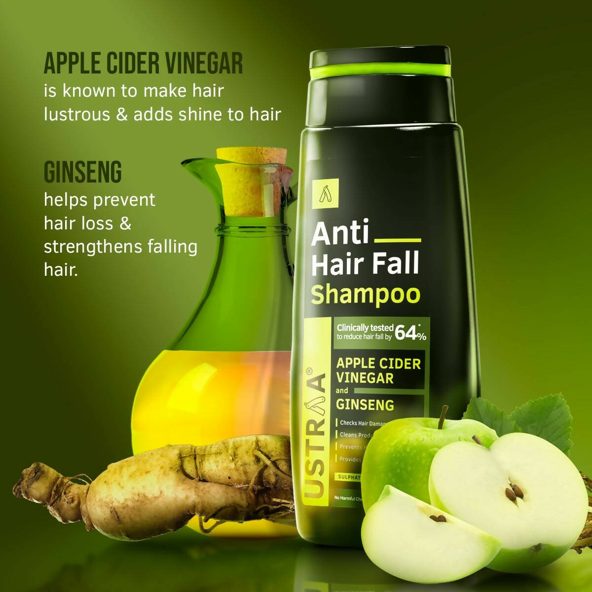 Ustraa Anti Hair Fall Shampoo - Drmedicart