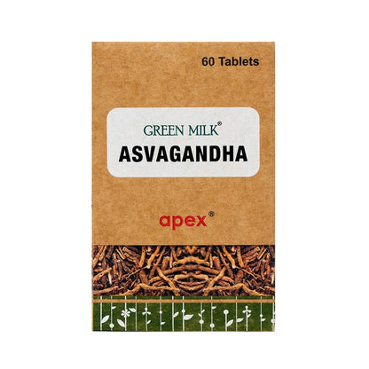 Apex Ayurvedic Green Milk Asvagandha Tablets