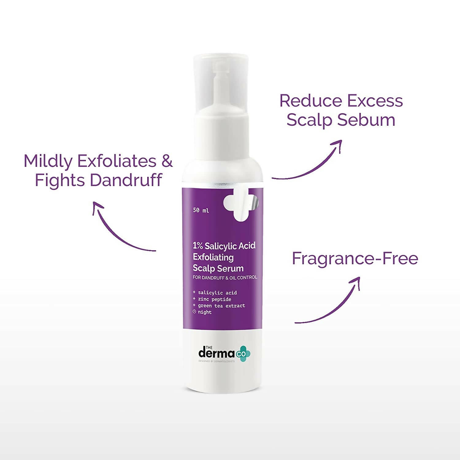 The Derma Co 1% Salicylic Acid Exfoliating Scalp Serum - Drmedicart